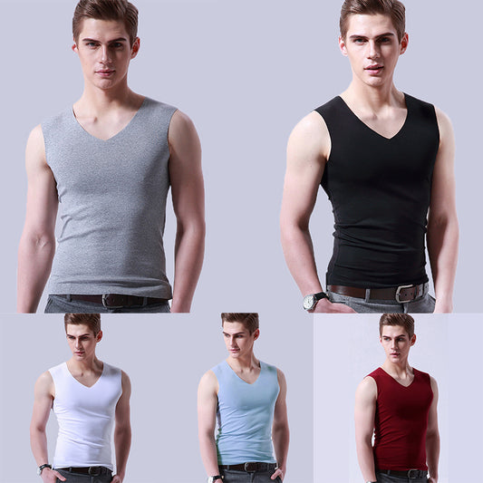 ✅Set de 6 maiouri casual barbati Ice Silk, usor de asortat cu orice tinuta, potrivite pentru purtarea de zi cu zi. ✅ Ușoare, respirabile și cu uscare rapidă._3983438