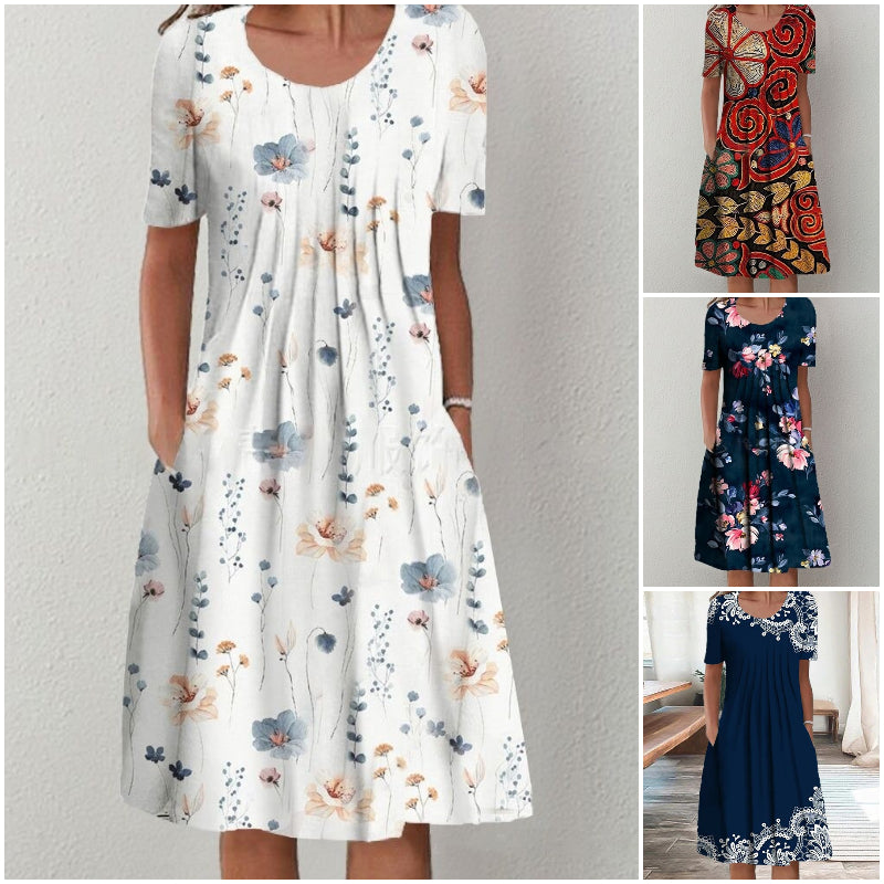 💗sukienka midi, eleganckie wyjścia, motywy botaniczne_3982372