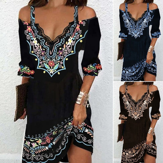 Gorąca wyprzedaż 👗🌸【S-5XL】Nowa sukienka bez ramiączek na wiosnę i lato 2025 - jedwabisty wygląd_3979654
