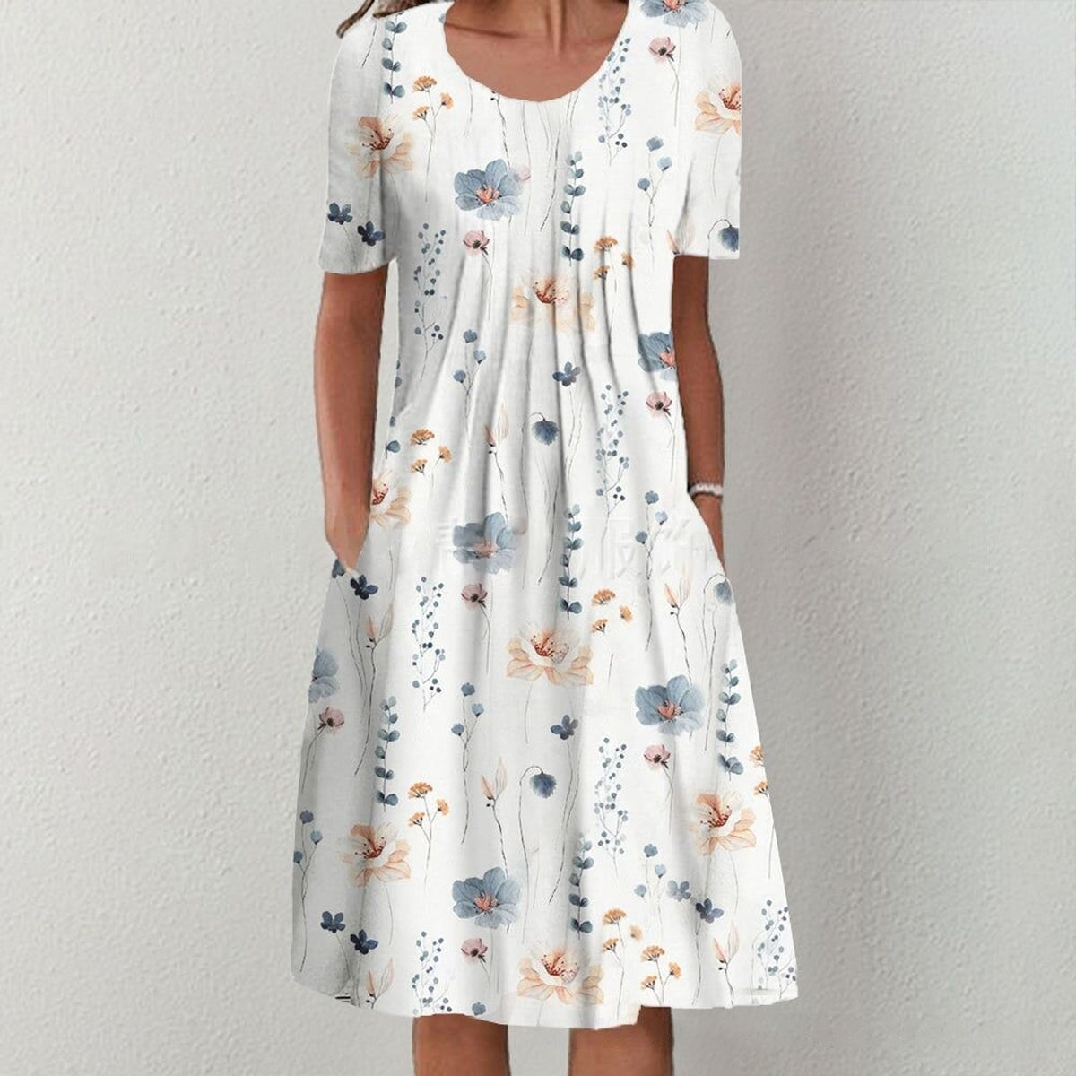💗sukienka midi, eleganckie wyjścia, motywy botaniczne_3982372